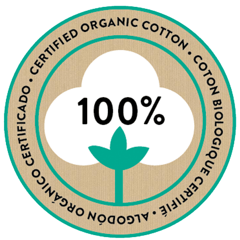 Logo 100% coton biologique certifié 487 x 487