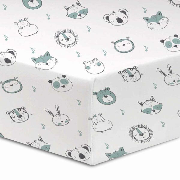 Organic Crib Sheet (Animals)