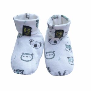 Organic Baby Booties (Animals)