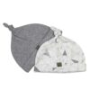 Organic Baby Hats (Grey and Geometric Shapes)